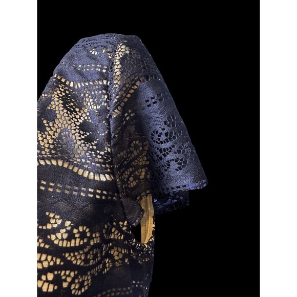 ECI New York Babydoll Lace Whimsigoth Scoop Neck Top Womens Small Y2K - Picture 12 of 13